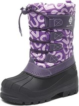 DREAM PAIRS Boys &amp; Girls Winter Snow Boots - Side Zipper - Size: 4 - £24.39 GBP