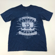 Fantastic Beasts And Where To Find Them Blue Graphic Tee Heathered T Shirt Sz S - £11.85 GBP