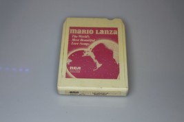 Mario Lanza - The World&#39;s Most Beautiful Love Songs 8 Track - 1980 - £6.20 GBP