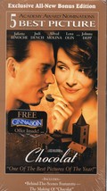 CHOCOLAT (vhs) *NEW* Bonus edition, Johnny Depp, candy as the Devil&#39;s apple - £5.02 GBP