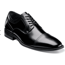 Men's Stacy Adams Shoes Waltham Leather Cap Toe Oxford Black 20138-001 image 15