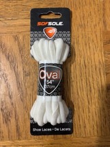 Sof Sole Athletic Oval Shoe Laces White-Brand New-SHIPS N 24 HOURS - $11.76