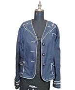 Work to Weekend Stretch Denim Blazer – Women’s Size 14, Blue Jean Jacket... - $544.05 MXN