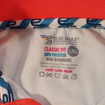 Sublimax Classic Fit Guardian Group Short Sleeve Gray/Orange Men's Shirt Size L image 5