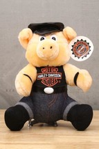 Nwt Harley Davidson Licensed Merch Play By Play Plush Toy Pig Hog In Cap - £14.31 GBP