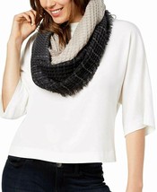 Womens Scarf Ombré Waffle Loop Black One Size INC $32 - NWT - £4.29 GBP