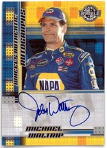 Michael Waltrip signed 2004 Wheels Authentic Autographs NASCAR On Card Auto - £35.31 GBP