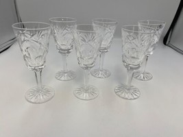 Waterford Crystal ASHLING Sherry Glasses Set of 6 - £110.08 GBP