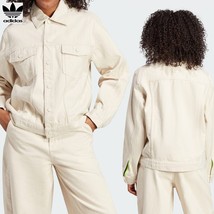 adidas x KSENIASCHNAIDER 3-Stripe Denim Jacket Women&#39;s Limited Edition N... - $99.95