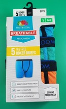 Fruit Of The Loom  micro-mesh Boxer Briefs ~ Boys Small (6-8) ~ 5 pack - £4.66 GBP