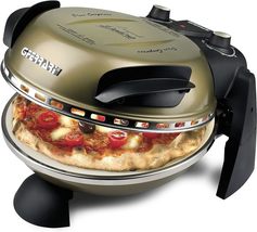 G3 Ferrari G10006 - Single refractory, Pizza, Pizza Oven, 1200W, 400°C Gold - $499.00