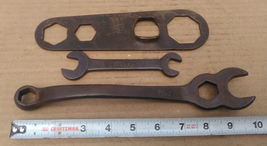 Vintage Ford Script Unique Wrenches TT-5893X, T1349 and Double Open End ... - $49.60