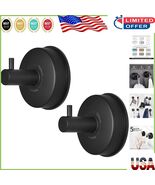 Rustproof Matte Black Suction Hooks - Versatile Bathroom &amp; Kitchen Organ... - $39.86 CAD