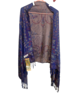 Blue 100% pure Cashmere shawl wrap Women’s Scarf from Jerusalem - €38,42 EUR