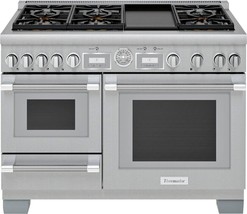 Thermador - ProGrand 5.5 Cu. Ft. Freestanding Double Oven Dual Fuel - $14,543.33