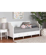 Bilu White Twin Size 3-Drawer Daybed - $15,341.02 MXN