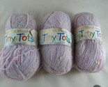Lot of 3 Sirdar Snuggly Tiny Tots yarn 50g/150yd. ea. SH944 lot 046 made... - $12.46