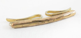 Stylish Vintage Victorian Edwardian Etched Gold Front Collar Bar - £19.54 GBP