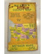 1960&#39;s Vintage Metsker&#39;s Map of Jefferson County State of Washington - $11.14 CAD