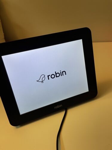 Primary image for Robin 8" Digital Day Clock (2020) Alarms and Calendar Black Speaks The Time