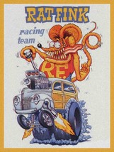 Racing Team Rat Fink Big Daddy Ed Roth Metal Sign - $39.55