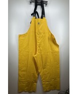 Carhartt Waterproof Yellow Loose Fit Bib Overalls Men’s Big &amp; Tall 4XL N... - £53.93 GBP