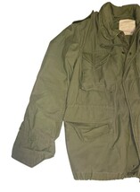 Vintage Vietnam War U.S. Army M-65 Field Jacket OG-107 Large Regular 1968 image 2