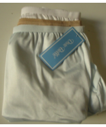 3 Dixie Belle by Velrose Full cut Briefs Style 719 Size 15 White Blue Nude - £20.08 GBP
