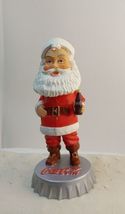 Coca Cola Bubble head Santa Claus Collectible Figurine new in box 2002 m... - $19.37