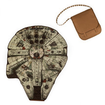 Star Wars Millennium Falcon Blanket In A Chewbacca Bag Grey - £44.89 GBP