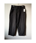 Lucky Brand Wide Leg Pants 4 NWT | Grey Green Cropped Cotton Tencel Blend - $38.00