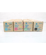 4 OEM Konica BH C250i,C300iC360i TN328C,LM,Y,AK Toners AAV8430,833C,8230... - $295.02