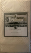 NWT&#39;s Hotel Collection Modern Airbrush Geo Pair of European Shams, Size ... - $38.99
