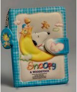 Vintage Snoopy Woodstock Puffy Diary Binder 2000 Space Theme + Stickers ... - $4,546.03 MXN
