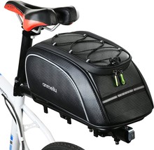 Rear Rack Pack Carrier Pannier Storage Cargo Saddle Back Seat Luggage Pouch - £38.31 GBP