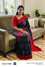 Handloom Sambalpuri Cotton Saree for Women - Wedding &amp; Festive Wear - $90.67