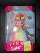 1997 RARE Birthday Barbie Doll W/  Rainbow Shimmer Dress 18224 NEW - £49.60 GBP
