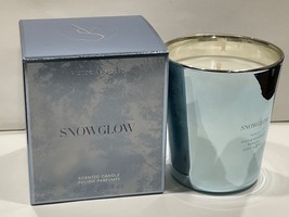 VICTORIA'S SECRET SNOW GLOW SWIRLING SNOWFLAKES, FROZEN AIR SCENTED CANDLE 8.4oz - £15.92 GBP