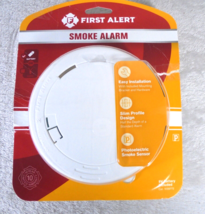 First Alert Slim Photoelectric Smoke and Fire Alarm with 9-Volt Battery ... - $9.85
