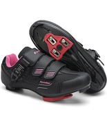 Women&#39;S Cycling Shoes With Pre-Installed Delta Cleats For Peloton Bike C... - $72.98