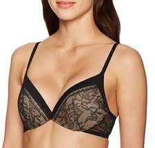 Calvin Klein QF1941 Obsess Underwire Push-Up Bra SZ 34C Black - £23.38 GBP