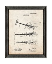 Shoe Stretcher Patent Print Old Look with Black Wood Frame - £19.61 GBP+