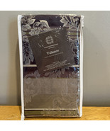 JCPenney Home Collection Purple Gold Damask Striped Valance 80x16” NOS C... - $29.69