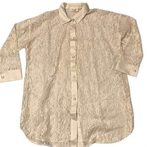 Victoria’s Secret Vintage Lace Ivory Nightshirt Women&#39;s Small - £16.60 GBP