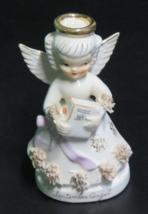 Vintage Napco September Ceramic Birthday Angel w/School Book Japan - $24.70