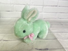 Hug Luv Mint Green Rabbit Bunny Plush Stuffed Animal Toy Easter Small - £27.15 GBP