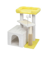 27.5" Cat Tree for Indoor Cats Activity Tower with Scratching Posts - $69.00
