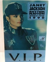Janet Jackson 1990 Rhythm Nation VIP Vintage Backstage Pass Original Pop... - $28.50