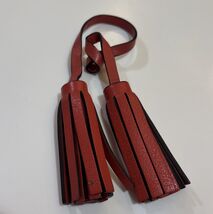 Coach Replacement Leather Handbag Tassel Cernelia Red - $23.74