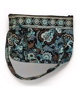 Vera Bradley Quilted Tote Purse 13x10 Retired Java Blue Pattern - $23.09 CAD